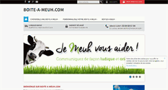 Desktop Screenshot of boite-a-meuh.com